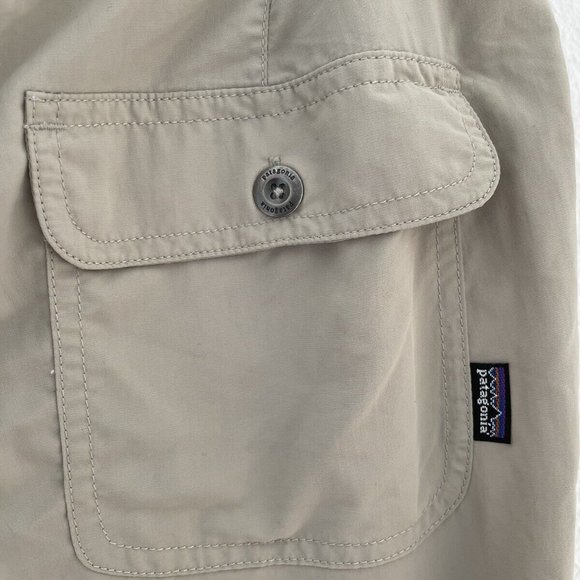 Patagonia sand drawstring hiking pants women's sz 8 - Picture 5 of 10